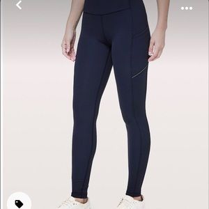 Lululemon Navy Leggings with Pockets